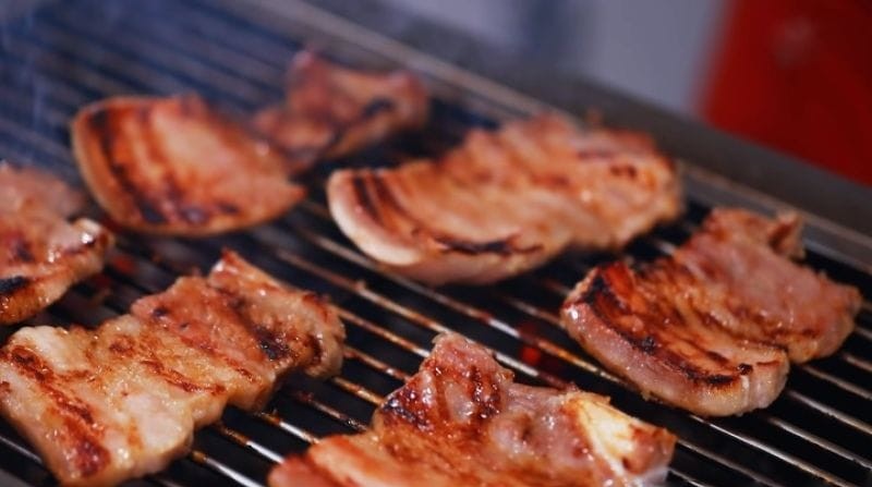 Ba rọi theo nướng