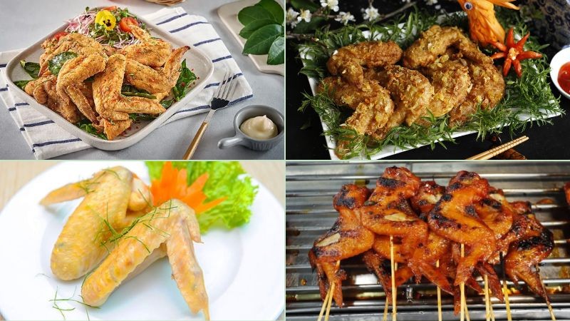 Cánh gà sau chế biến